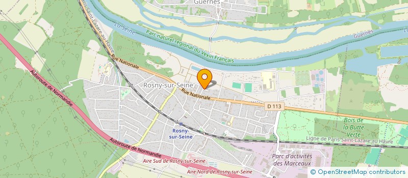 localisation de l'entreprise MONSIEUR ULYSSE BESSOUT  ROSNY-SUR-SEINE