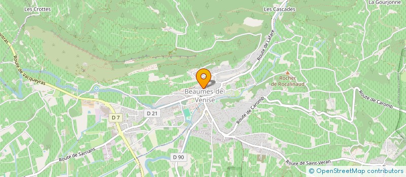 localisation de l'entreprise MONSIEUR ULYSSE BLANC  BEAUMES-DE-VENISE