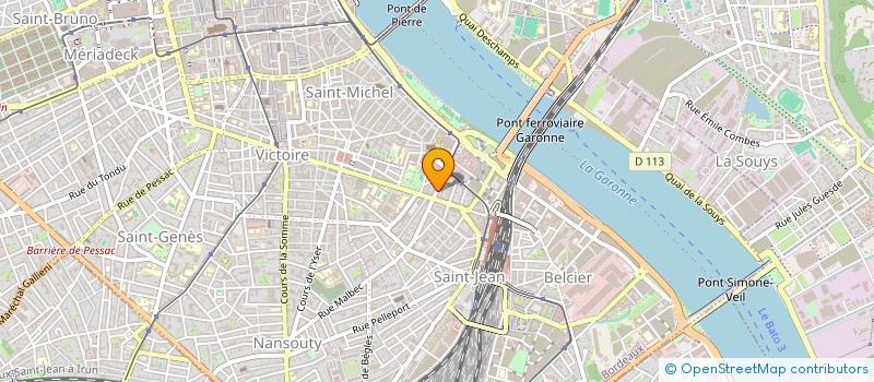 localisation de l'entreprise MONSIEUR ULYSSE BRACHET DE LA VALETTE MONBRUN  BORDEAUX