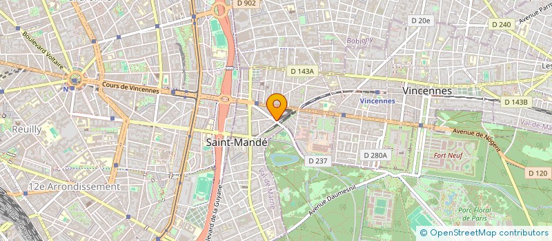 localisation de l'entreprise MONSIEUR ULYSSE COCO  SAINT-MANDE