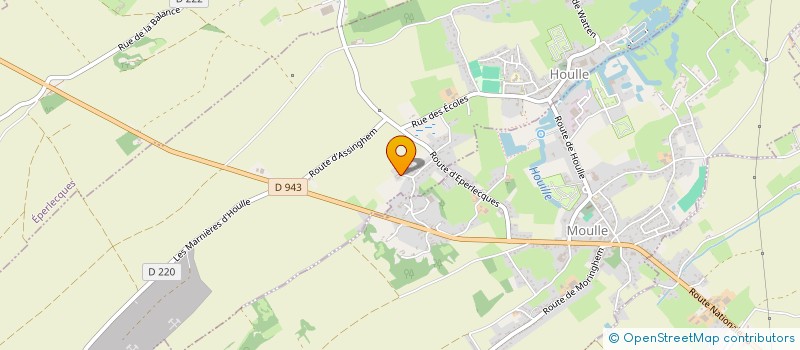 localisation de l'entreprise MONSIEUR ULYSSE COCQUET  HOULLE