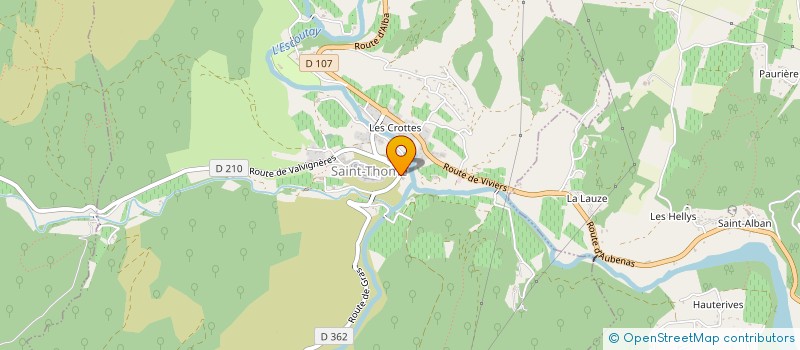 localisation de l'entreprise MONSIEUR ULYSSE DAVIAUD  SAINT-THOME