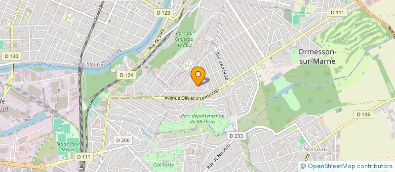 localisation de l'entreprise MONSIEUR ULYSSE DOS-SANTOS à ORMESSON SUR MARNE