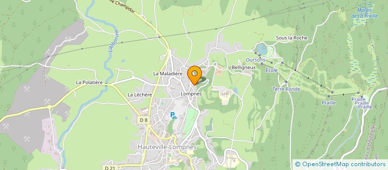 localisation de l'entreprise MONSIEUR ULYSSE DOUILLON  PLATEAU D'HAUTEVILLE