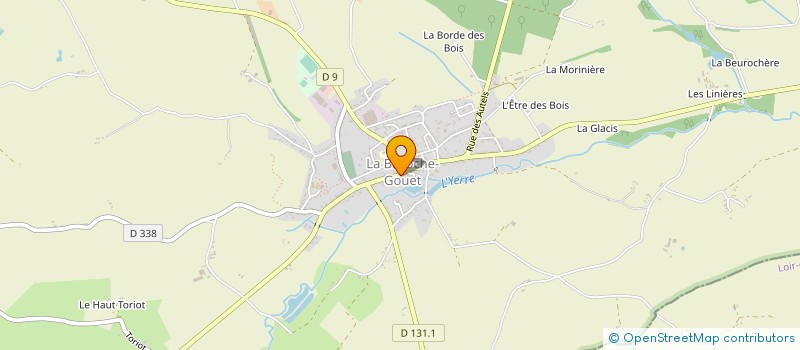 localisation de l'entreprise MONSIEUR ULYSSE FILLON à LA BAZOCHE-GOUET