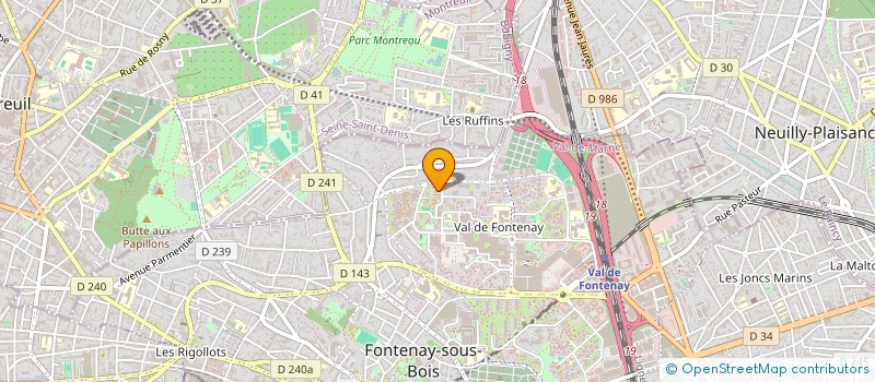 localisation de l'entreprise MONSIEUR ULYSSE FISTON à FONTENAY-SOUS-BOIS