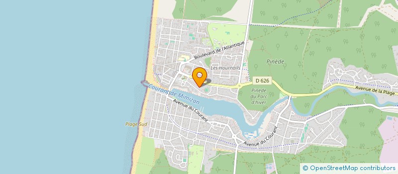 localisation de l'entreprise MONSIEUR ULYSSE GONZALEZ  MIMIZAN