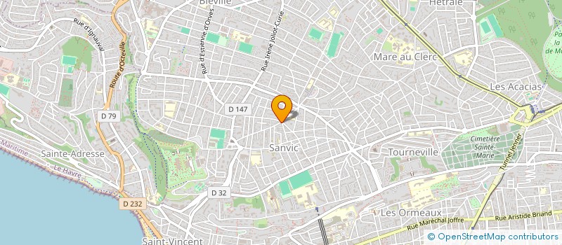 localisation de l'entreprise MONSIEUR ULYSSE GOURDIN  LE HAVRE