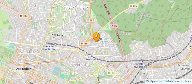 localisation de l'entreprise MONSIEUR ULYSSE JAMMET  VERSAILLES