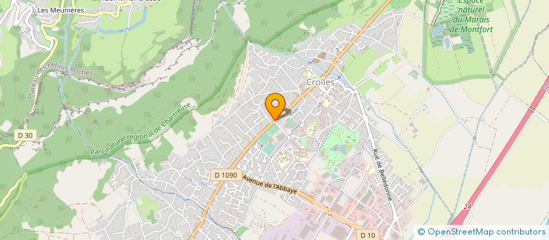 localisation de l'entreprise MONSIEUR ULYSSE LABOURDETTE  CROLLES