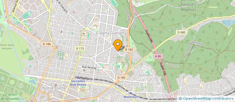 localisation de l'entreprise MONSIEUR ULYSSE LE GOFF à VERSAILLES