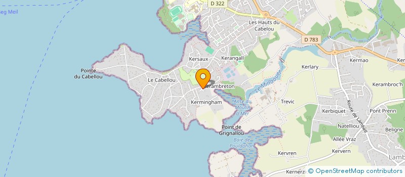 localisation de l'entreprise MONSIEUR ULYSSE LE LAY à CONCARNEAU