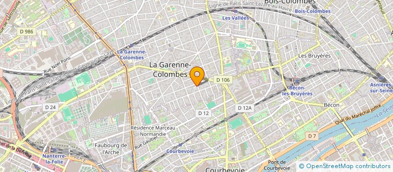 localisation de l'entreprise MONSIEUR ULYSSE LELIEVRE à LA GARENNE COLOMBES