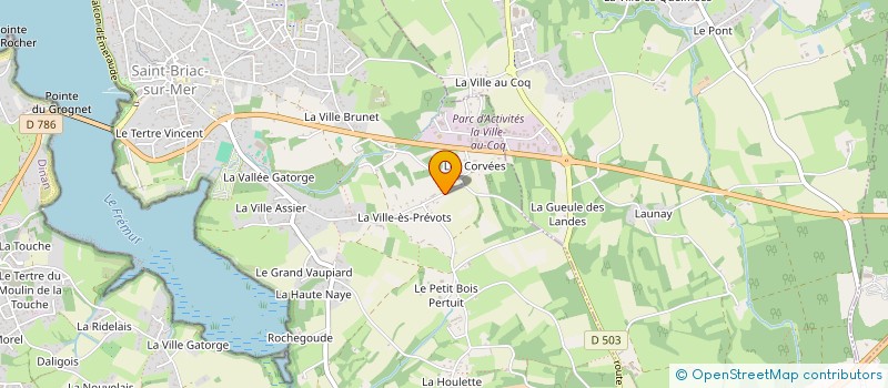 localisation de l'entreprise MONSIEUR ULYSSE LUNOT  SAINT-BRIAC-SUR-MER