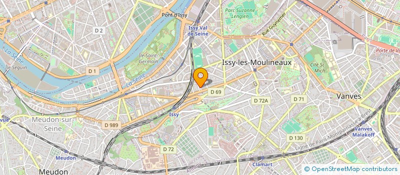 localisation de l'entreprise MONSIEUR ULYSSE MAROQUENE-FROISSART à ISSY-LES-MOULINEAUX