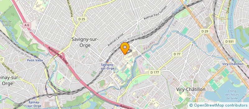 localisation de l'entreprise MONSIEUR ULYSSE MAVINGA MBEMBA à SAVIGNY-SUR-ORGE