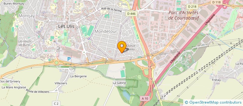 localisation de l'entreprise MONSIEUR ULYSSE MIRGUET  LES ULIS