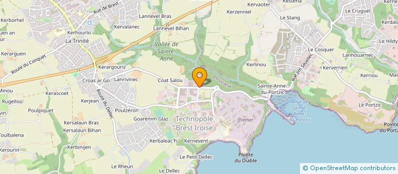 localisation de l'entreprise MONSIEUR ULYSSE MOREAU à BREST