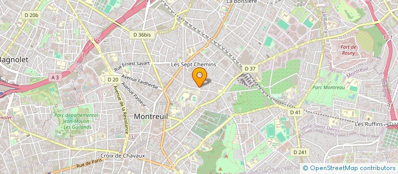 localisation de l'entreprise MONSIEUR ULYSSE MOREAU à MONTREUIL