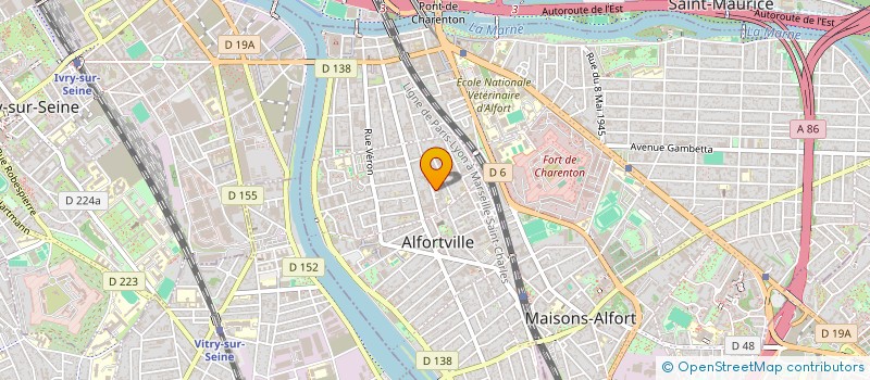 localisation de l'entreprise MONSIEUR UMAR HISA  ALFORTVILLE