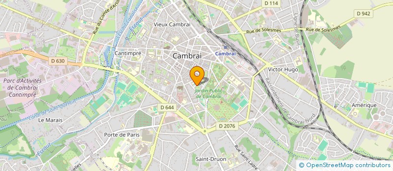 localisation de l'entreprise MONSIEUR UMAR ISHTIAQ à CAMBRAI