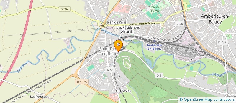 localisation de l'entreprise MONSIEUR UMAR MOHAMMAD à SAINT-DENIS-EN-BUGEY