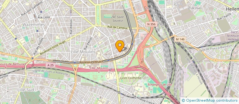 localisation de l'entreprise MONSIEUR UMARO DARAME à LILLE