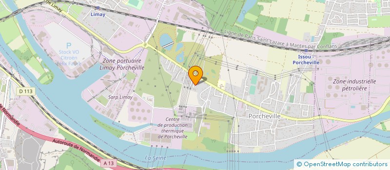 localisation de l'entreprise MONSIEUR UMARO DJOCU  PORCHEVILLE