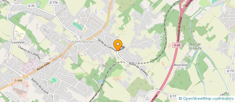 localisation de l'entreprise MONSIEUR UMBERTO BUSATTO  CASTELMAUROU