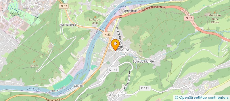 localisation de l'entreprise MONSIEUR UMBERTO CACCHIONE à BEURE
