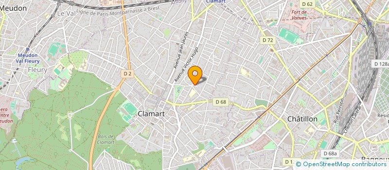localisation de l'entreprise MONSIEUR UMBERTO CELARDO à CLAMART