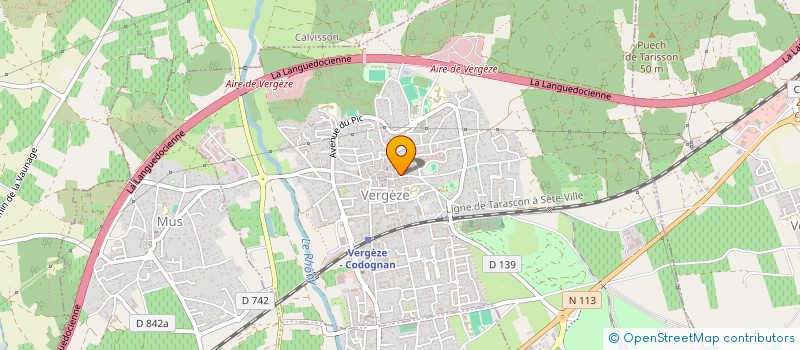 localisation de l'entreprise MONSIEUR UMBERTO DELLA MORTE  VERGEZE