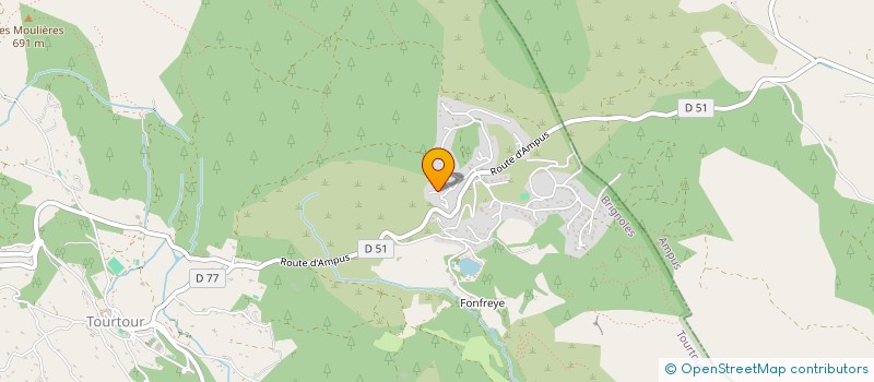 localisation de l'entreprise MONSIEUR UMBERTO GIGLIOTTA  TOURTOUR