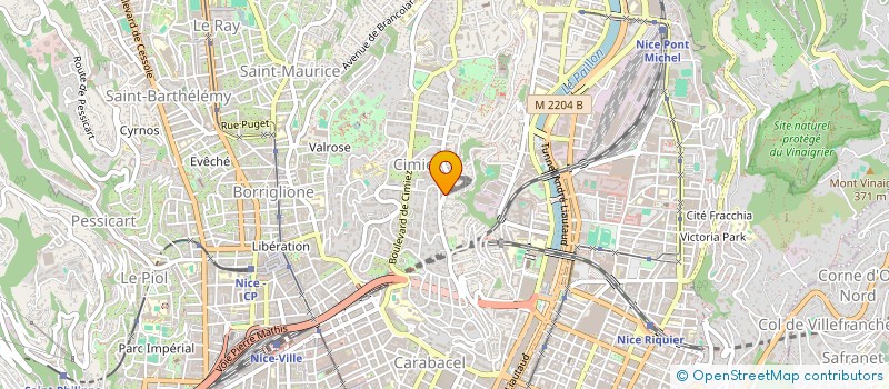 localisation de l'entreprise MONSIEUR UMBERTO GROC  NICE