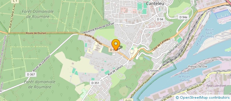 localisation de l'entreprise MONSIEUR UMBERTO MILITANO  CANTELEU