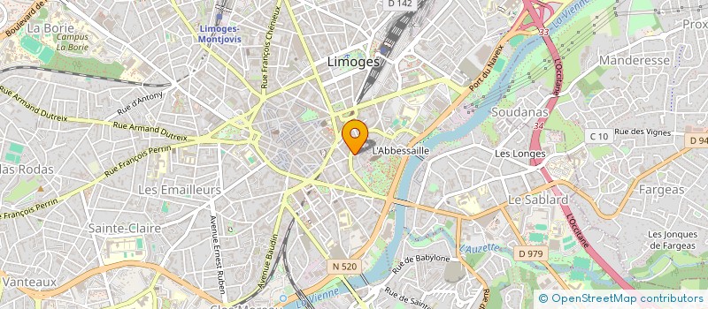 localisation de l'entreprise MONSIEUR UMBERTO RIZZO à LIMOGES