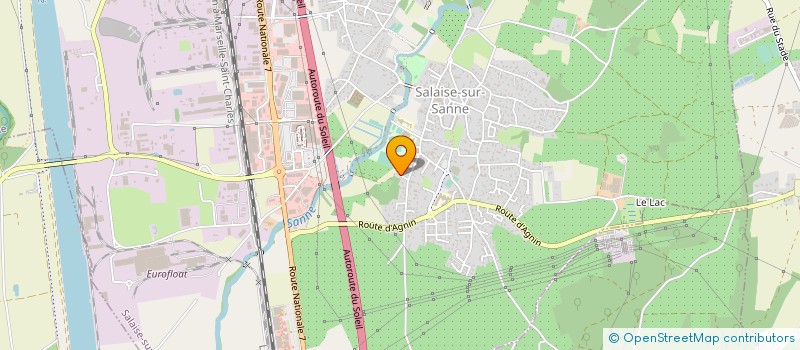 localisation de l'entreprise MONSIEUR UMIT DALMAZ  SALAISE-SUR-SANNE