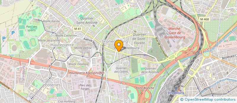 localisation de l'entreprise MONSIEUR UMIT ODUNCU à STRASBOURG