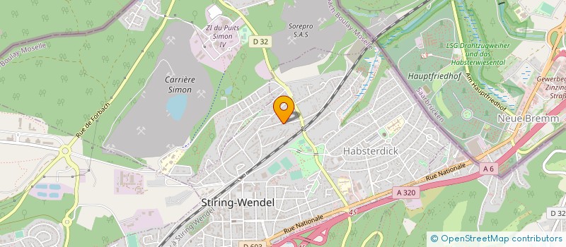 localisation de l'entreprise MONSIEUR UMIT OZER  STIRING-WENDEL