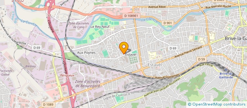 localisation de l'entreprise MONSIEUR UMIT TALAS  BRIVE-LA-GAILLARDE