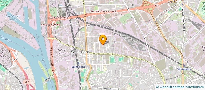 localisation de l'entreprise MONSIEUR UMIT UZUN  SAINT-FONS