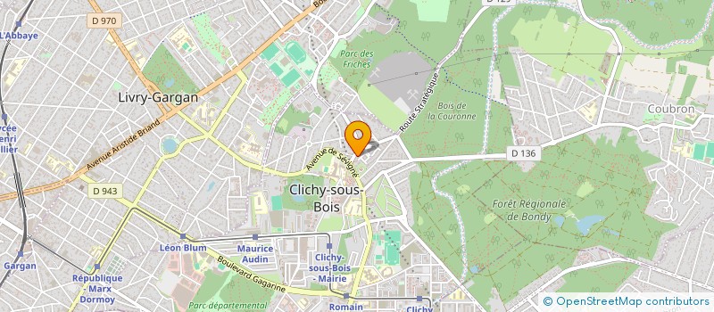 localisation de l'entreprise MONSIEUR UMUT ACAR à CLICHY-SOUS-BOIS