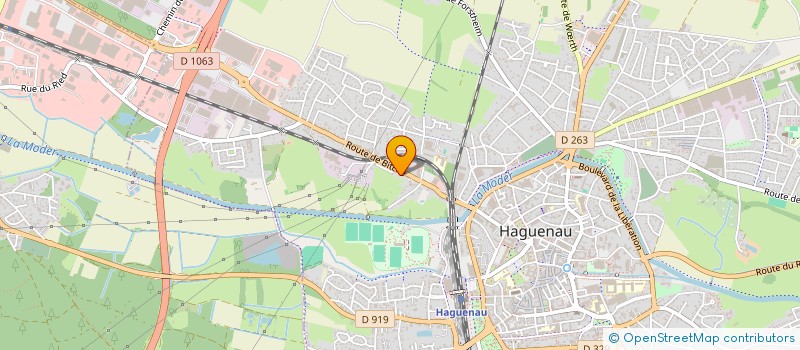 localisation de l'entreprise MONSIEUR UMUT-CAN AKKAYA  HAGUENAU