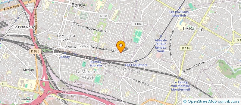 localisation de l'entreprise MONSIEUR UMUT-CAN BARIS  BONDY