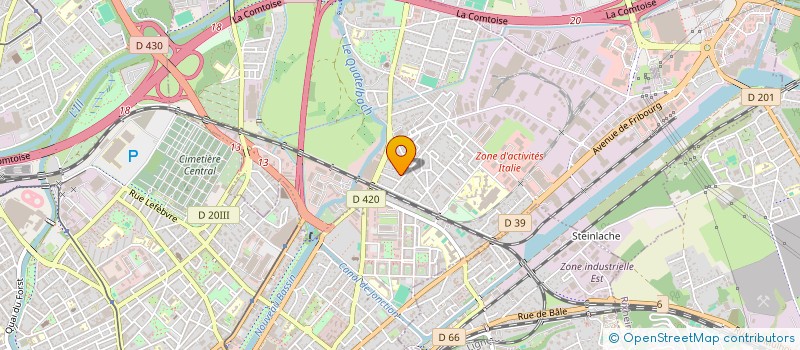 localisation de l'entreprise MONSIEUR UMUT ILGIN  ILLZACH