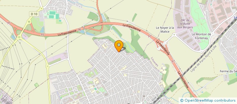 localisation de l'entreprise MONSIEUR UMUT KEVIOGLU  GOUSSAINVILLE