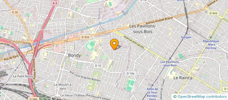 localisation de l'entreprise MONSIEUR UMUT OK  BONDY