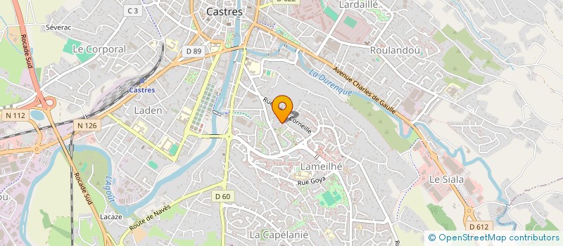 localisation de l'entreprise MONSIEUR UMUT SAHIN  CASTRES