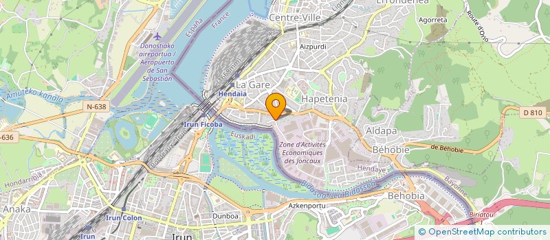 localisation de l'entreprise MONSIEUR UNAI URRA BARRERO  HENDAYE