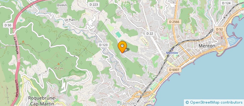 localisation de l'entreprise MONSIEUR UNAI ZABALA  MENTON